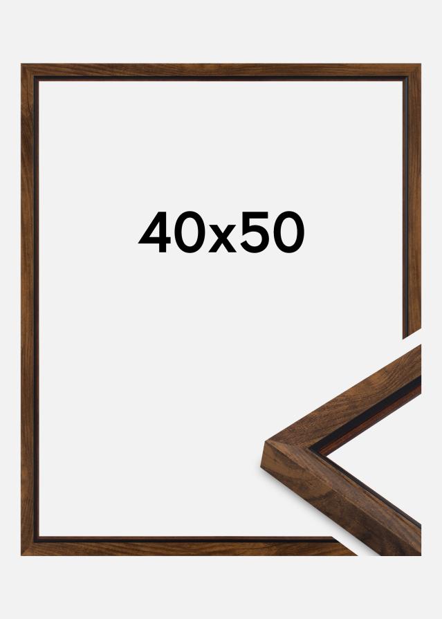 Rám Obsidian Akrylové sklo Orech 40x50 cm