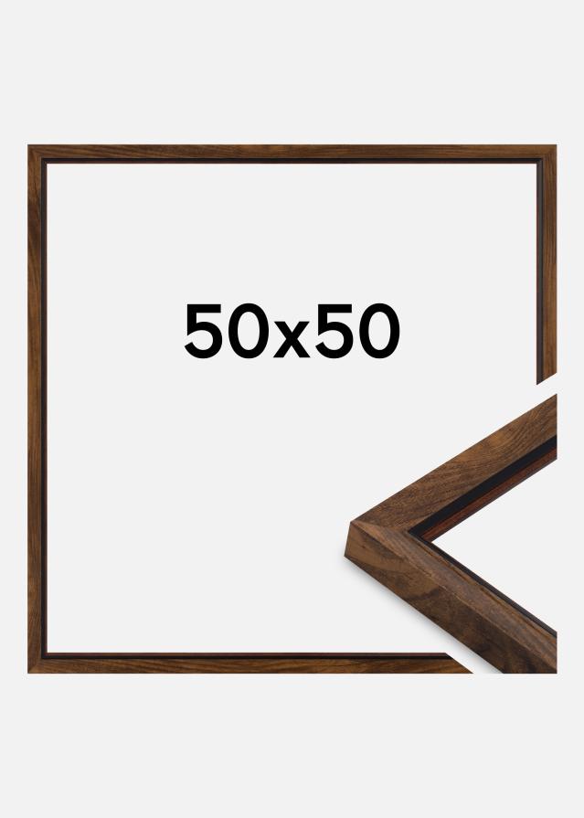 Rám Obsidian Akrylové sklo Orech 50x50 cm