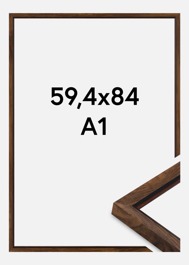 Rám Obsidian Akrylové sklo Orech 59,4x84 cm (A1)