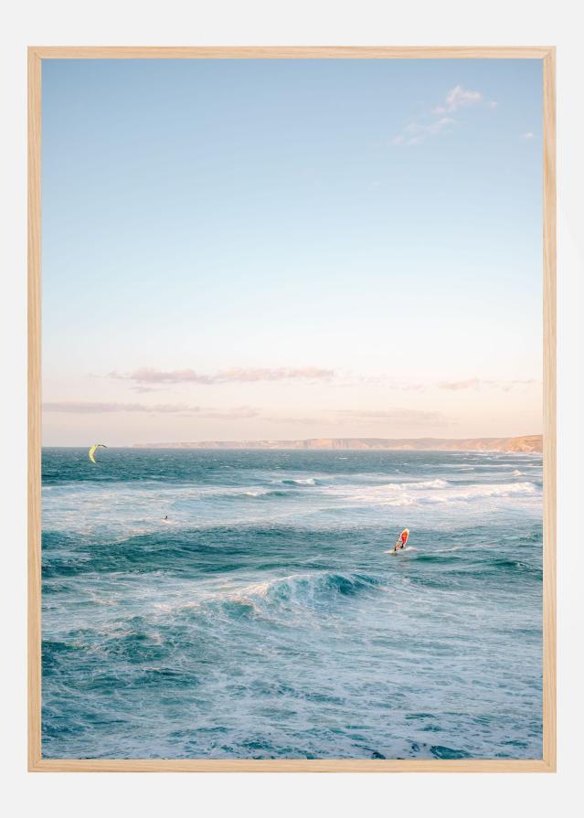 Wind surfing Algarve Plagát