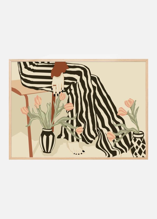 Tulips By My Feet Plagát