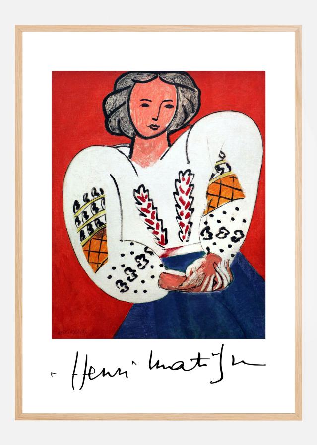 La Blouse Roumaine 1940 - Henri Matisse Plagát