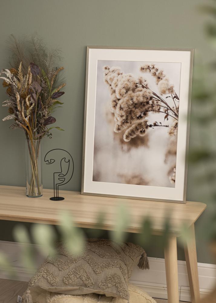 Rám Edsbyn striebro 40x45 cm - Pasparty biela 11x13 inches