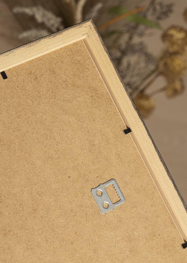 Rám Čierna Drevo 68x98 cm - Pasparty Biela 56x76 cm