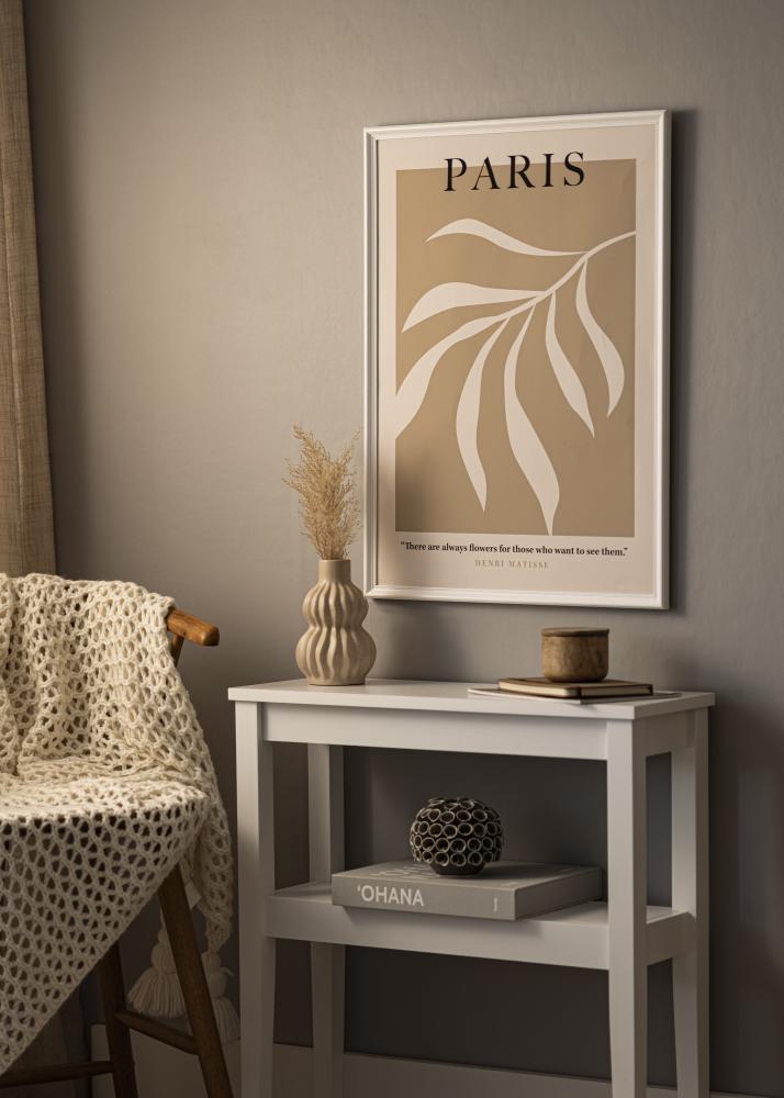 Rám Gala Biela 40x50 cm - Pasparty Biela 31x41 cm