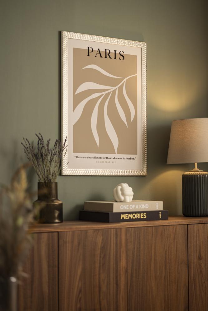 Rám Grace striebro 30x40 cm - Pasparty Biela 22x32 cm