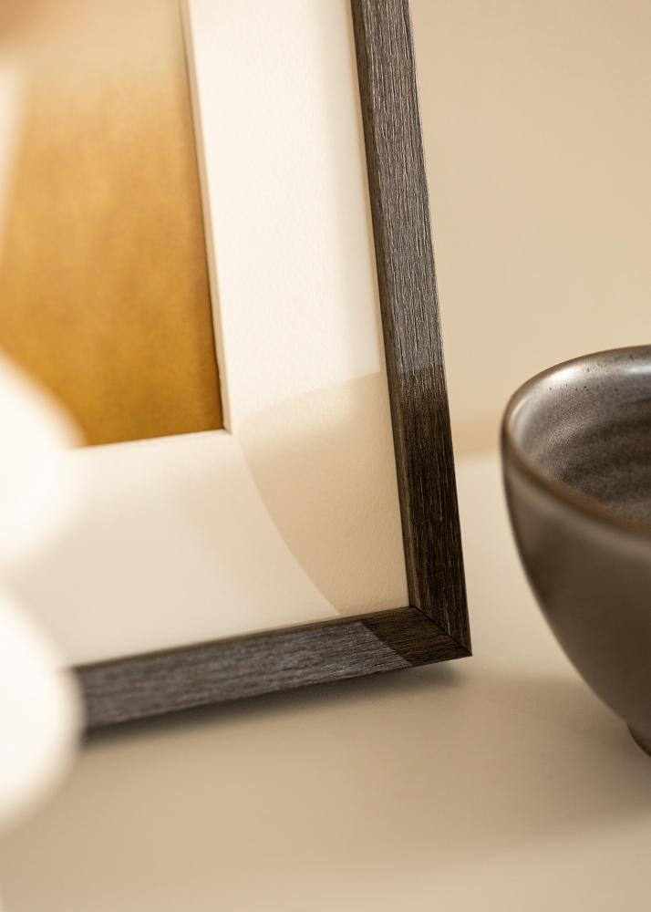 Rám Ares sivá Dub 50x65 cm - Pasparty Biela 15x22 inches