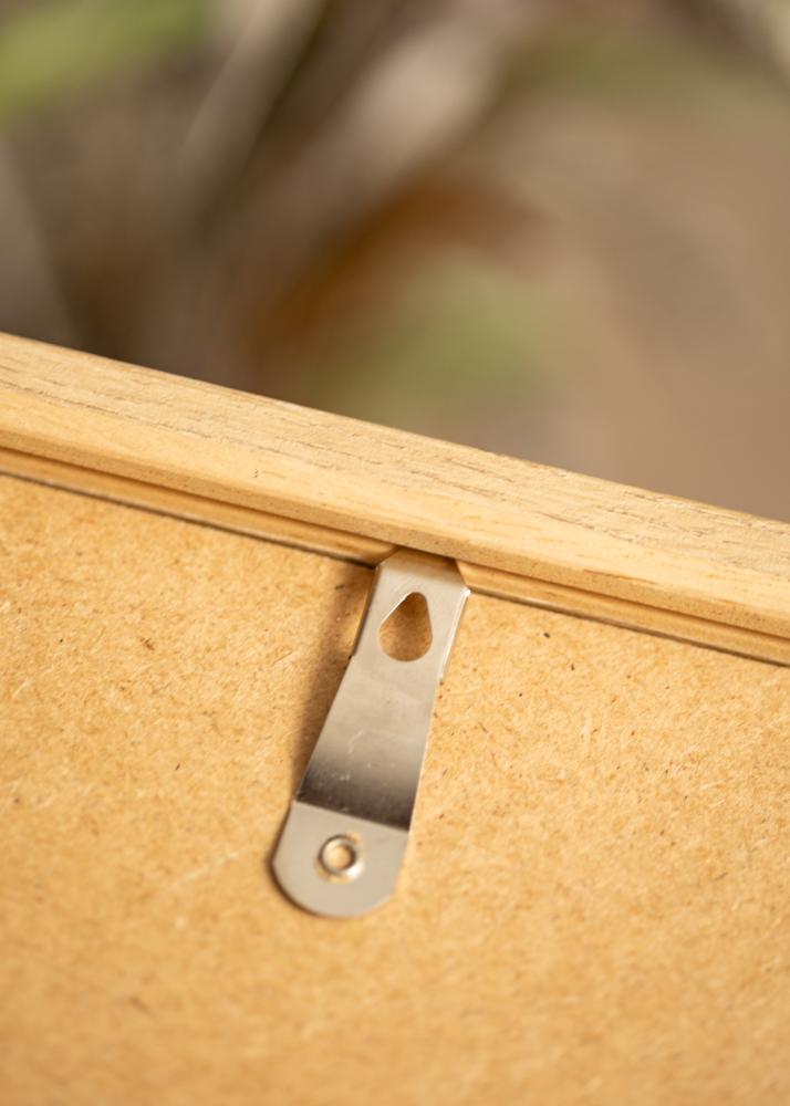 Rám Hermes prirodzené dub 30x40 cm - Pasparty biela 21x29,7 cm