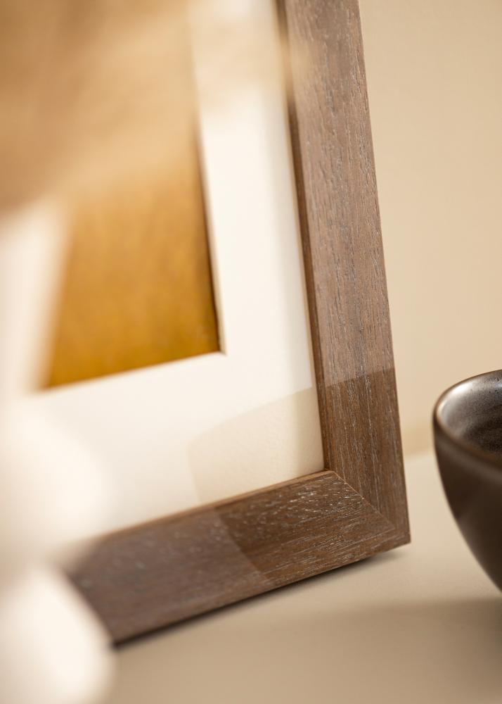 Rám Juno sivá 30x40 cm - Pasparty Biela 20x30 cm