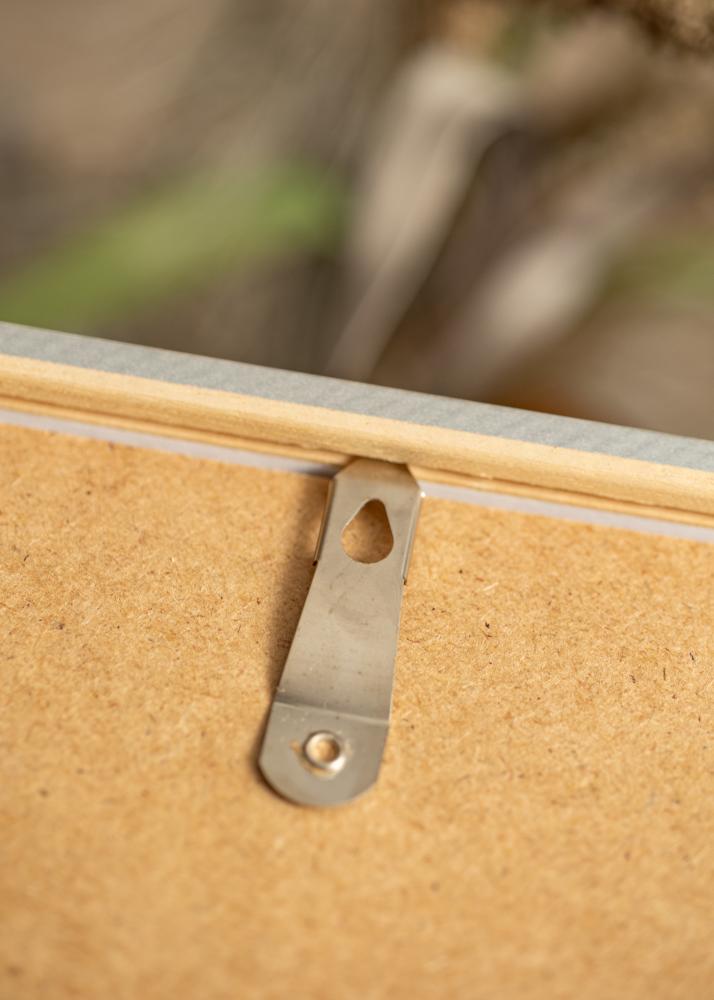 Rám Ares striebro 50x50 cm - Pasparty Biela 39x39 cm