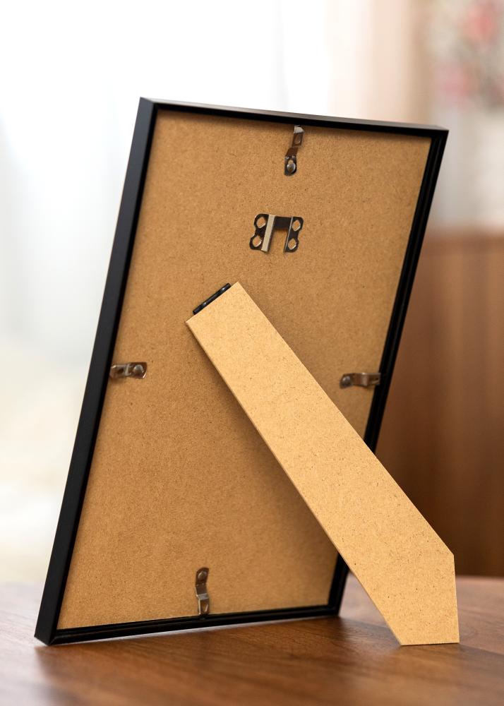 Rám Scandi Cierny matný 20x25 cm - Pasparta Biela 15x20 cm