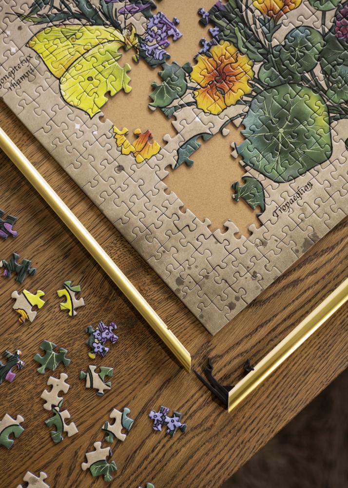 Rám na puzzle Zlatá 50x70 cm