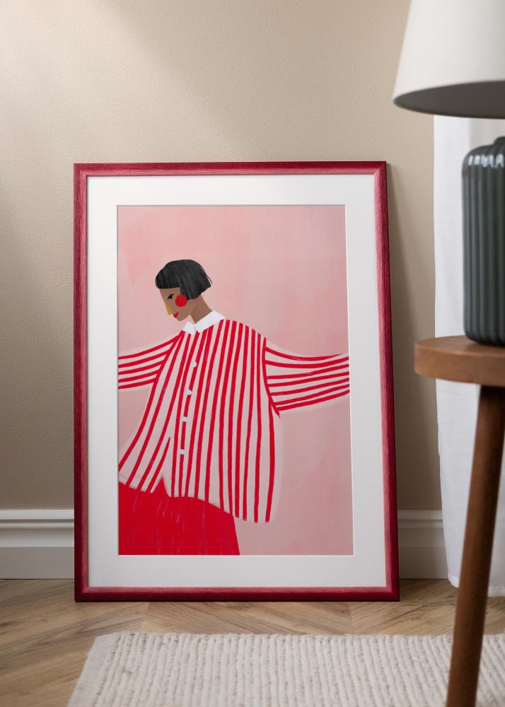 Rám Cornwall Akrylové sklo Tmavočervený 40x50 cm