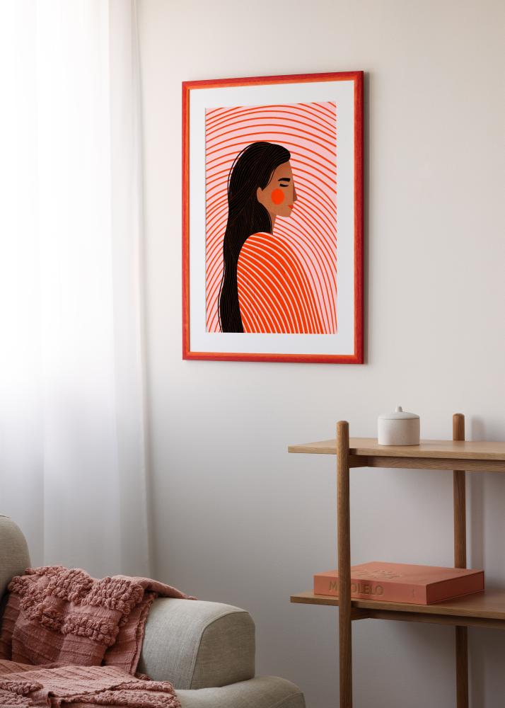 Rám Cornwall Akrylové sklo Červená 40x40 cm