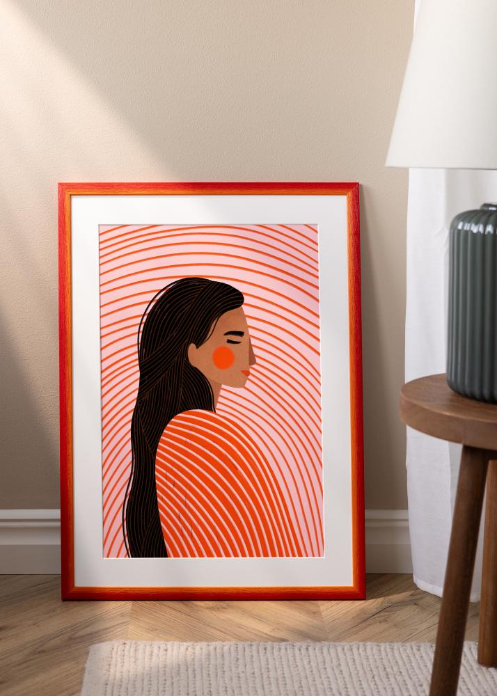 Rám Cornwall Akrylové sklo Červená 40x40 cm