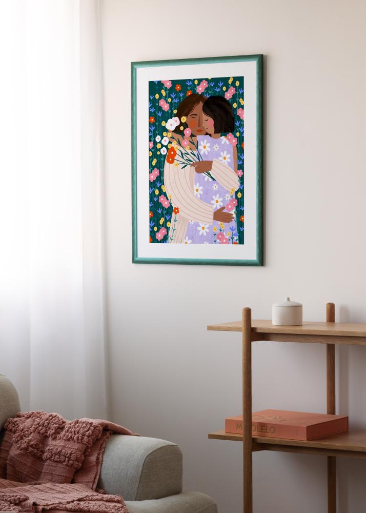 Rám Cornwall Akrylové sklo Tmavozelená 40x50 cm