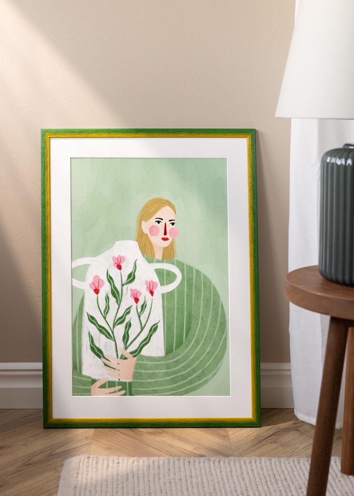 Rám Cornwall Akrylové sklo Zelený 30x30 cm