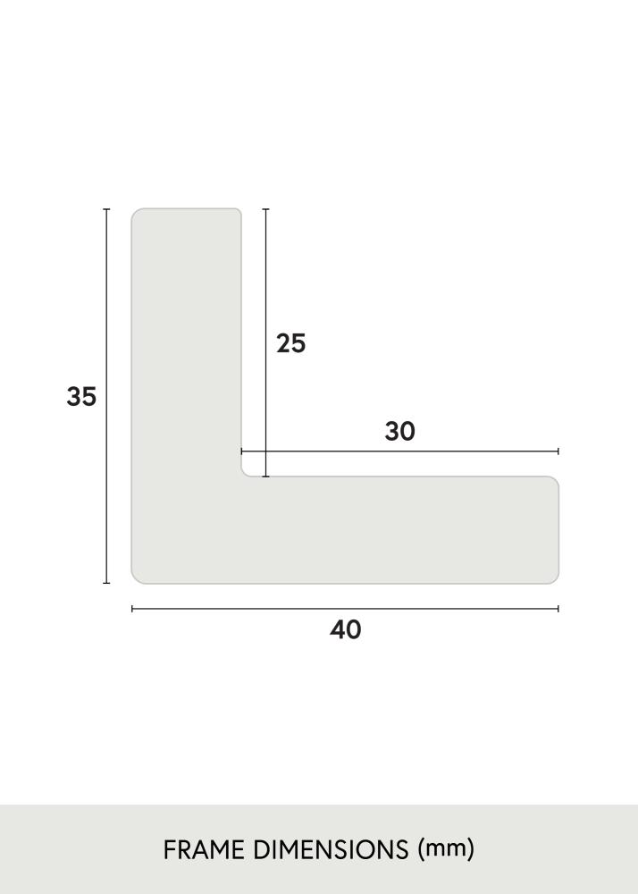 Rám Wells Akrylové sklo Dub 59,4x84,1 cm (A1)