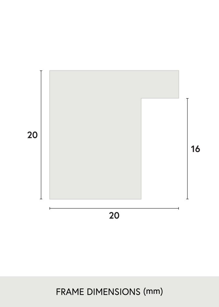 Rám Salisbury Akrylové sklo Dub 50x50 cm