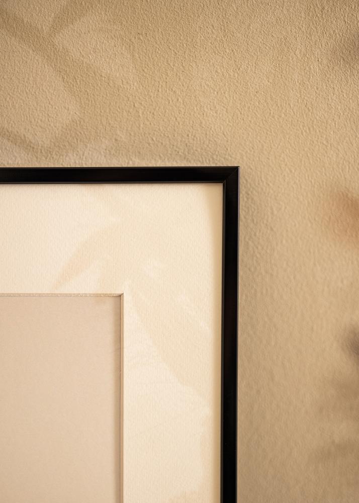 Hliníkový rám Akrylové sklo Cierna 50x60 cm