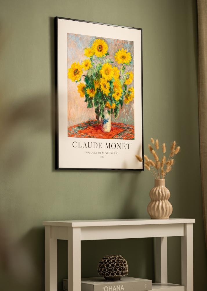 Hliníkový rám Akrylové sklo Cierna 50x60 cm