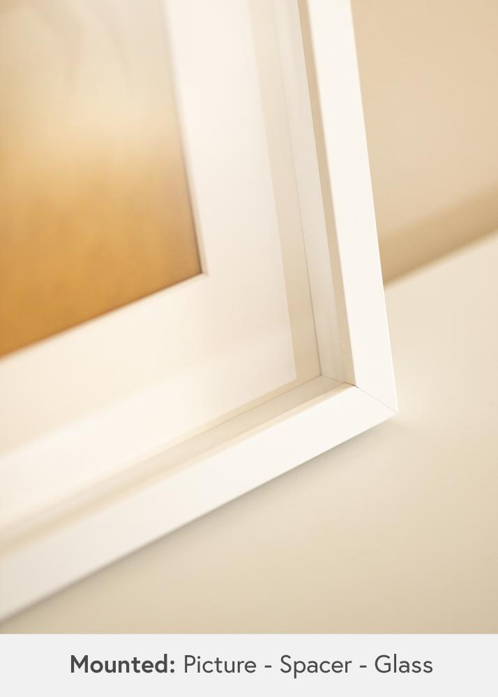 BGA rám krabice Biela 50x70 cm - Pasparty Biela 40x60 cm