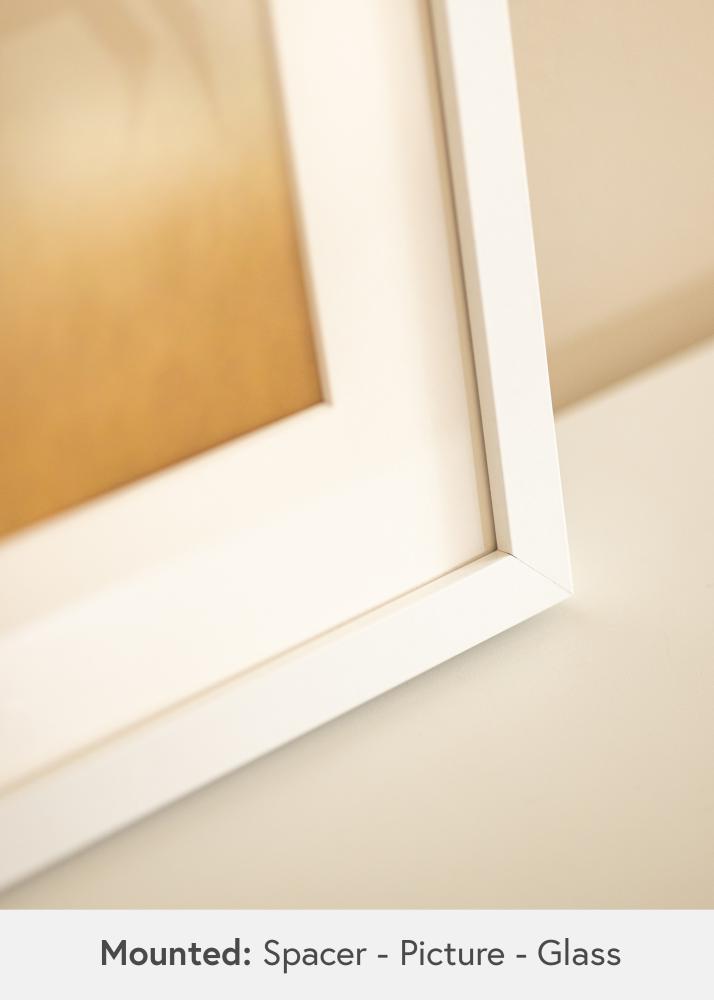 BGA rám krabice Biela 50x70 cm - Pasparty Biela 40x60 cm