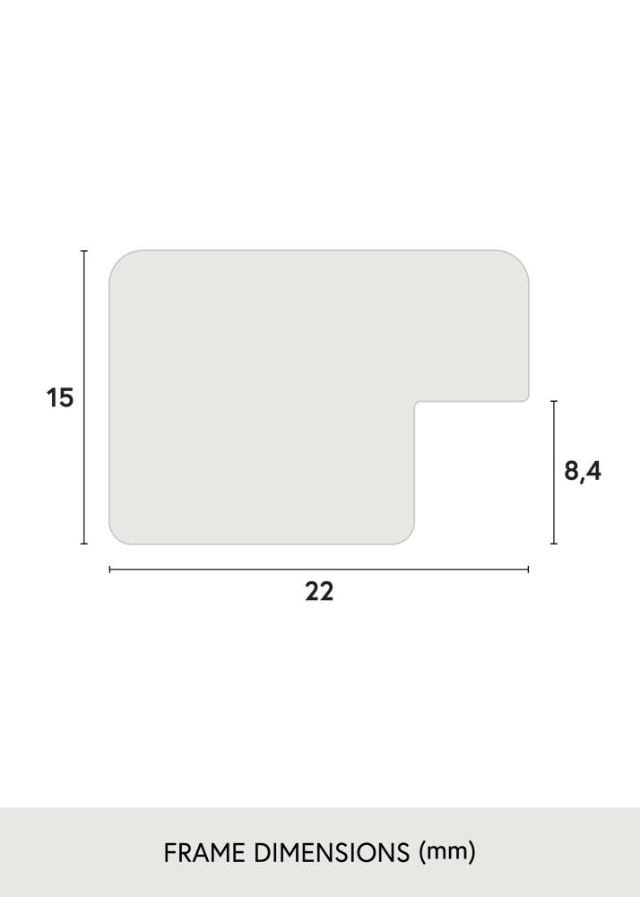 Rám Uppsala Strieborná 50x50 cm