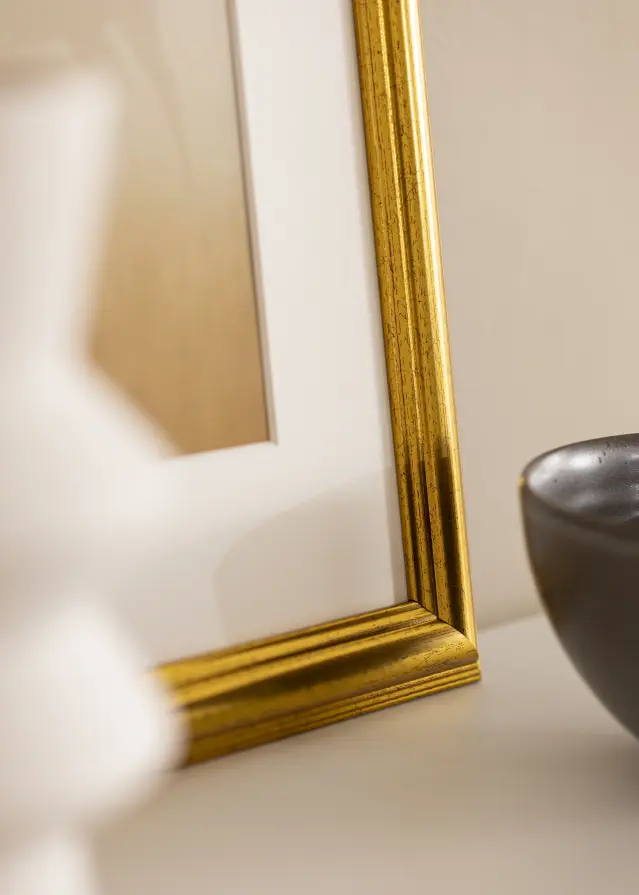 Rám Västkusten Akrylové sklo Zlatá 12x12 inches (30,48x30,48 cm)