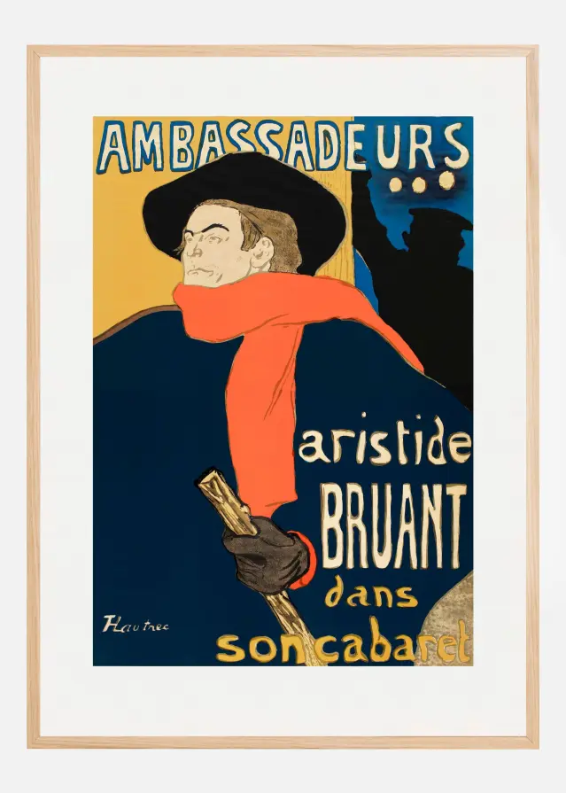 Ambassadeurs Aristide Bruant Dans Son Cabaret (1892) Plagát