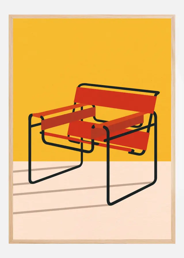 Wassily Chair Marcel Breuer Plagát
