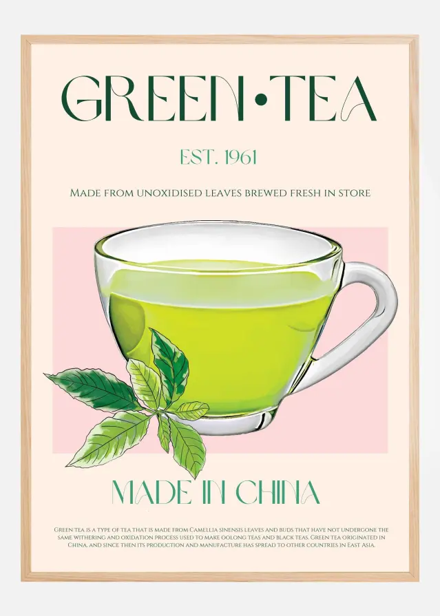Green Tea Plagát