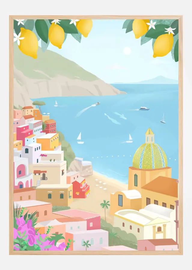 Positano Plagát