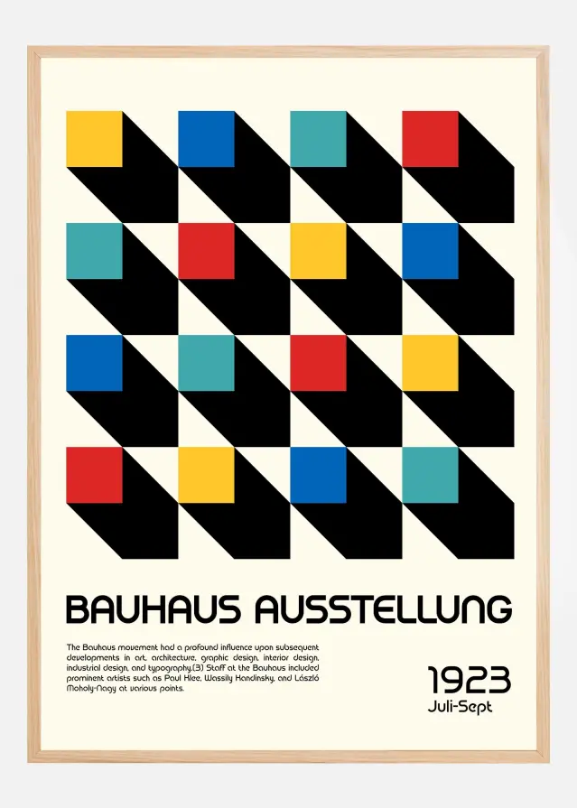 Bauhaus Ausstellung Plagát