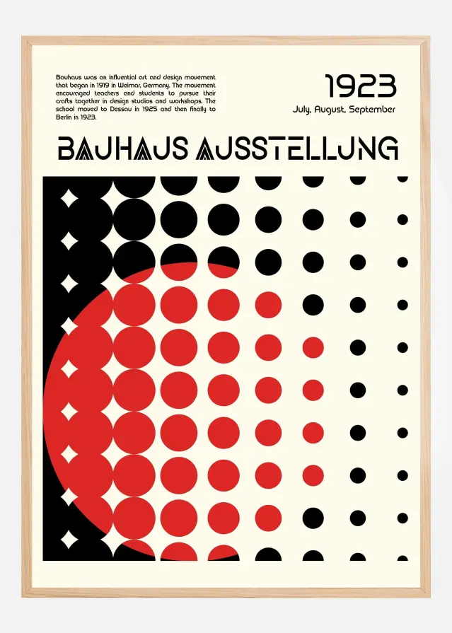 Bauhaus Ausstellung Plagát