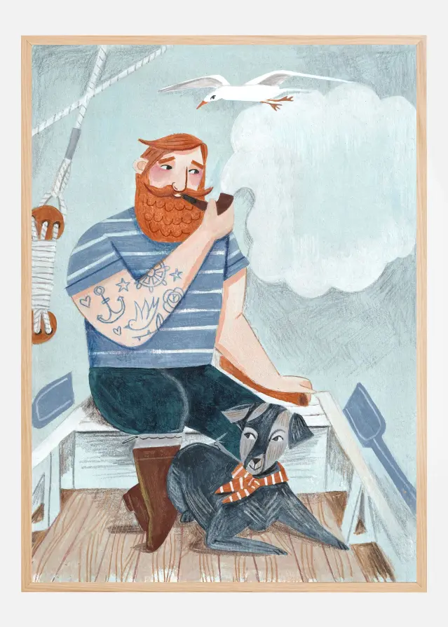 Skipper and Dog Plagát