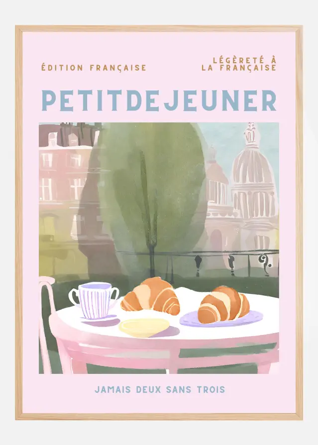 Petit Dejeuner Plagát