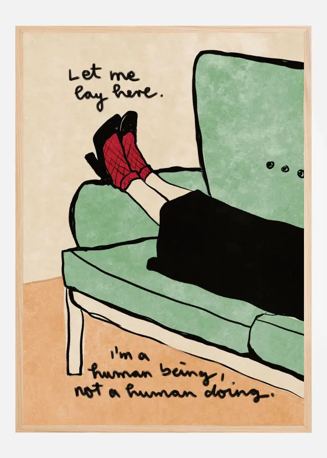 Let me lay here Plagát