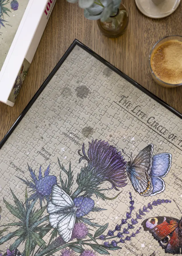 Rám na puzzle Čierna 50x50 cm