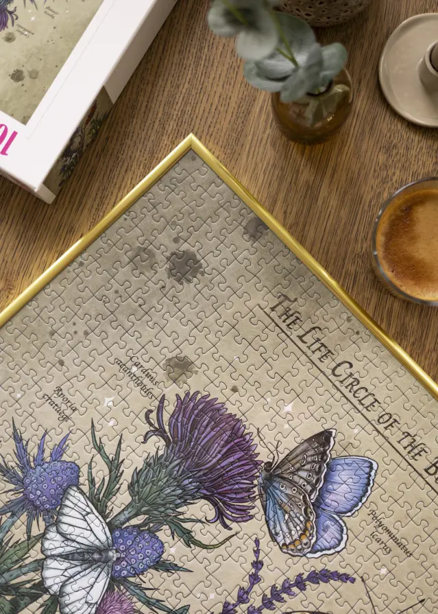 Rám na puzzle Zlatá 50x70 cm