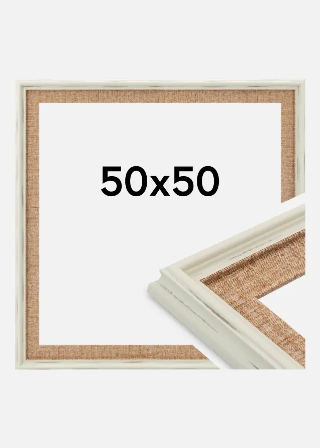 Rám Sandweave Akrylové sklo Biela 50x50 cm