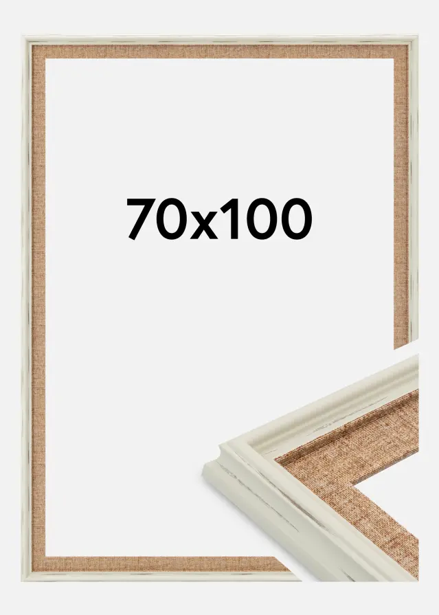 Rám Sandweave Akrylové sklo Biela 70x100 cm