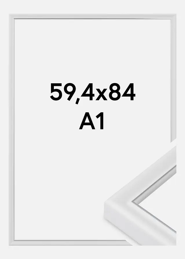 Rám Canterbury Akrylové sklo Biela 59,4x84,1 cm (A1)