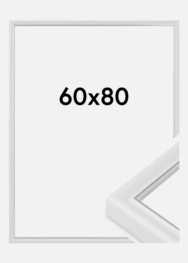 Rám Canterbury Akrylové sklo Biela 60x80 cm