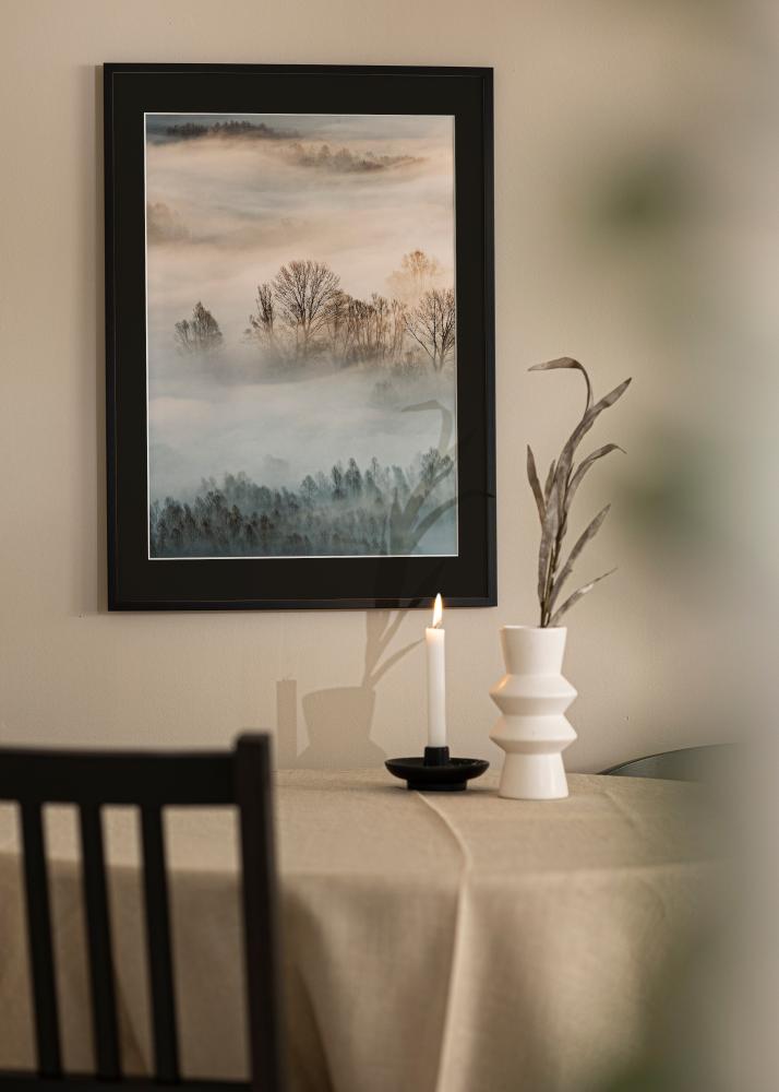 Rám Edsbyn Cierna 40x70 cm - Pasparta Cierna 28x58 cm