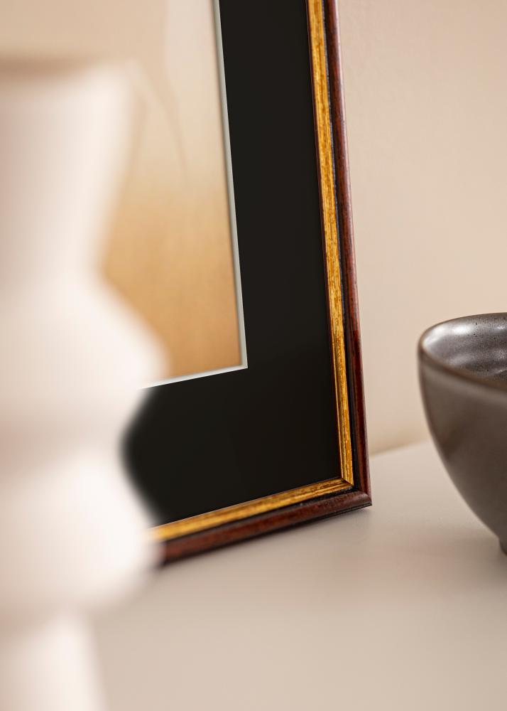 Rám Horndal Hnedá 24x30 cm - Pasparta Cierna 18x24 cm