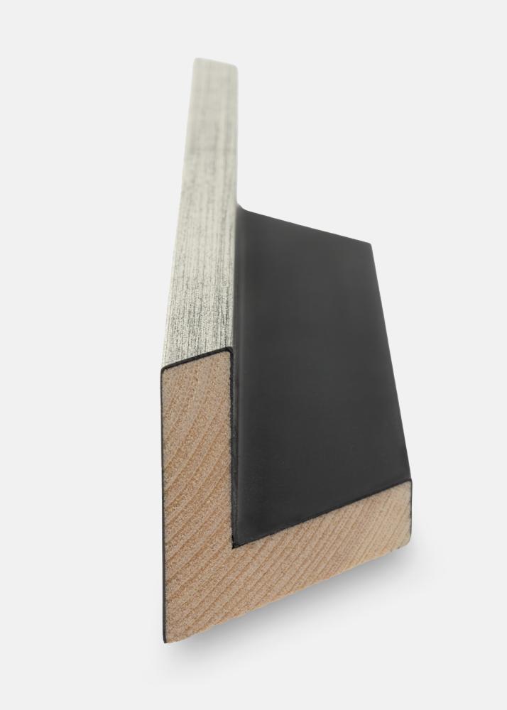 Rám Geb Rám pre obraz na plátne Strieborná/Cierna - Lubovolný rozmer