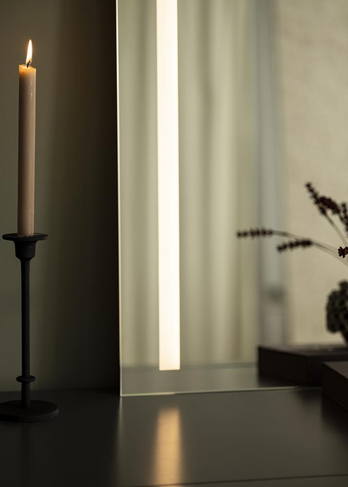 KAILA Zrkadlo Stripes LED 91x109 cm