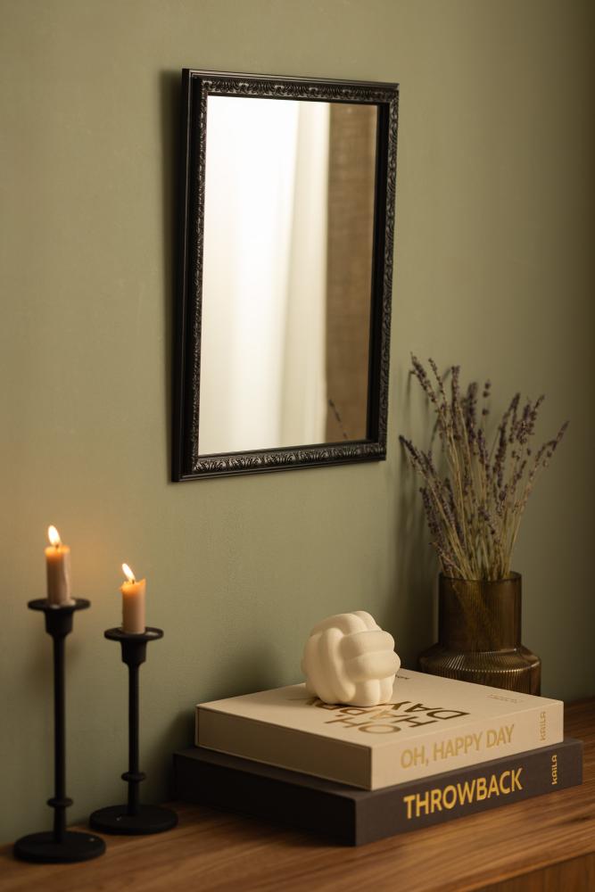 Zrkadlo Nostalgia Cierna 30x40 cm