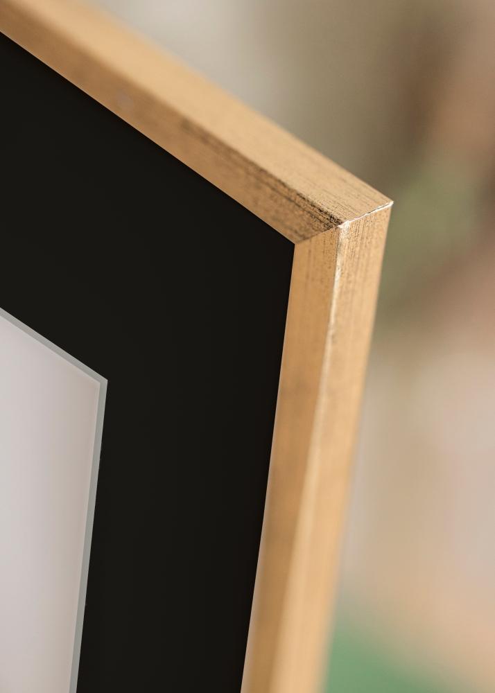 Rám Galant Zlatá 30x40 cm - Pasparta Cierna 18x27 cm